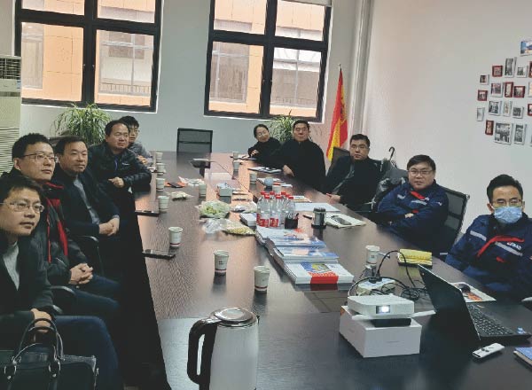 寧波供銷集團李斌主任，陸杰輝副總裁?奉化退役軍人事務局單局長等領導蒞臨公司指導調研